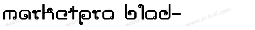 marketpro blod字体转换